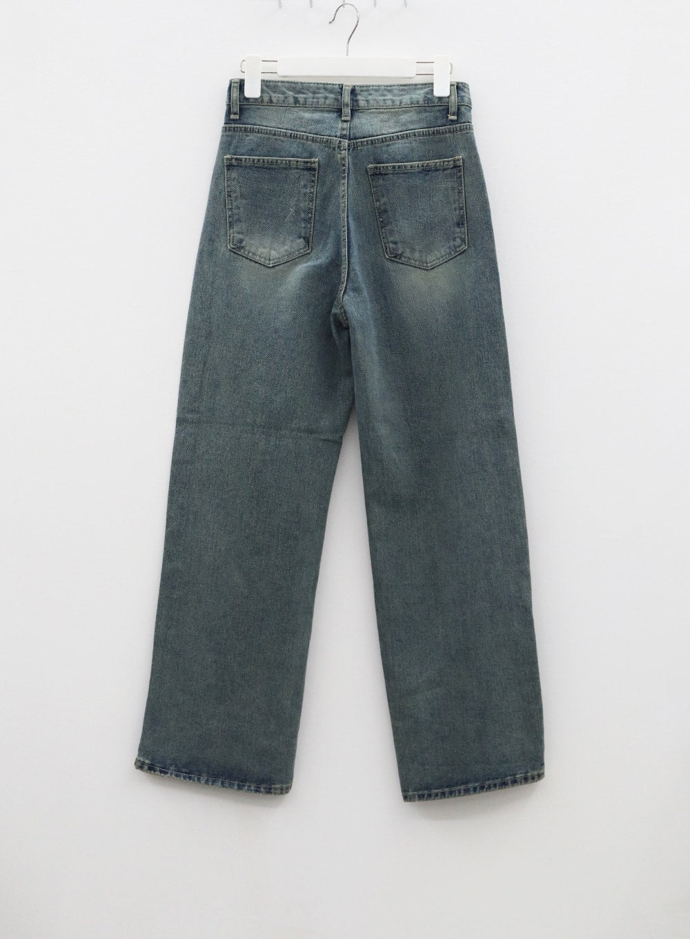 Vintage Medium Wash Wide Leg Jeans BF310