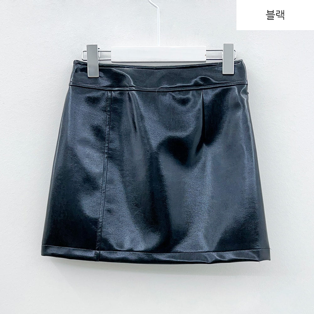 Shiny Metallic Mini Skirt BS-A20122102
