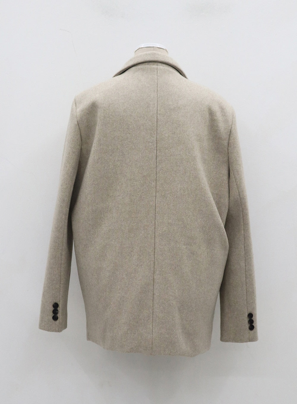 Wool Blend Oversized Button Jacket OJ318