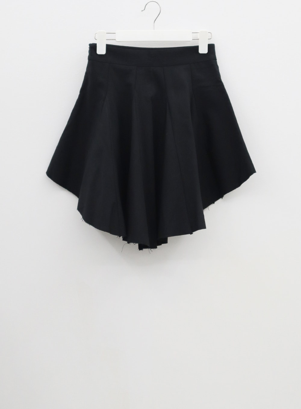 Unbalanced Pleated Mini Skirt CF302