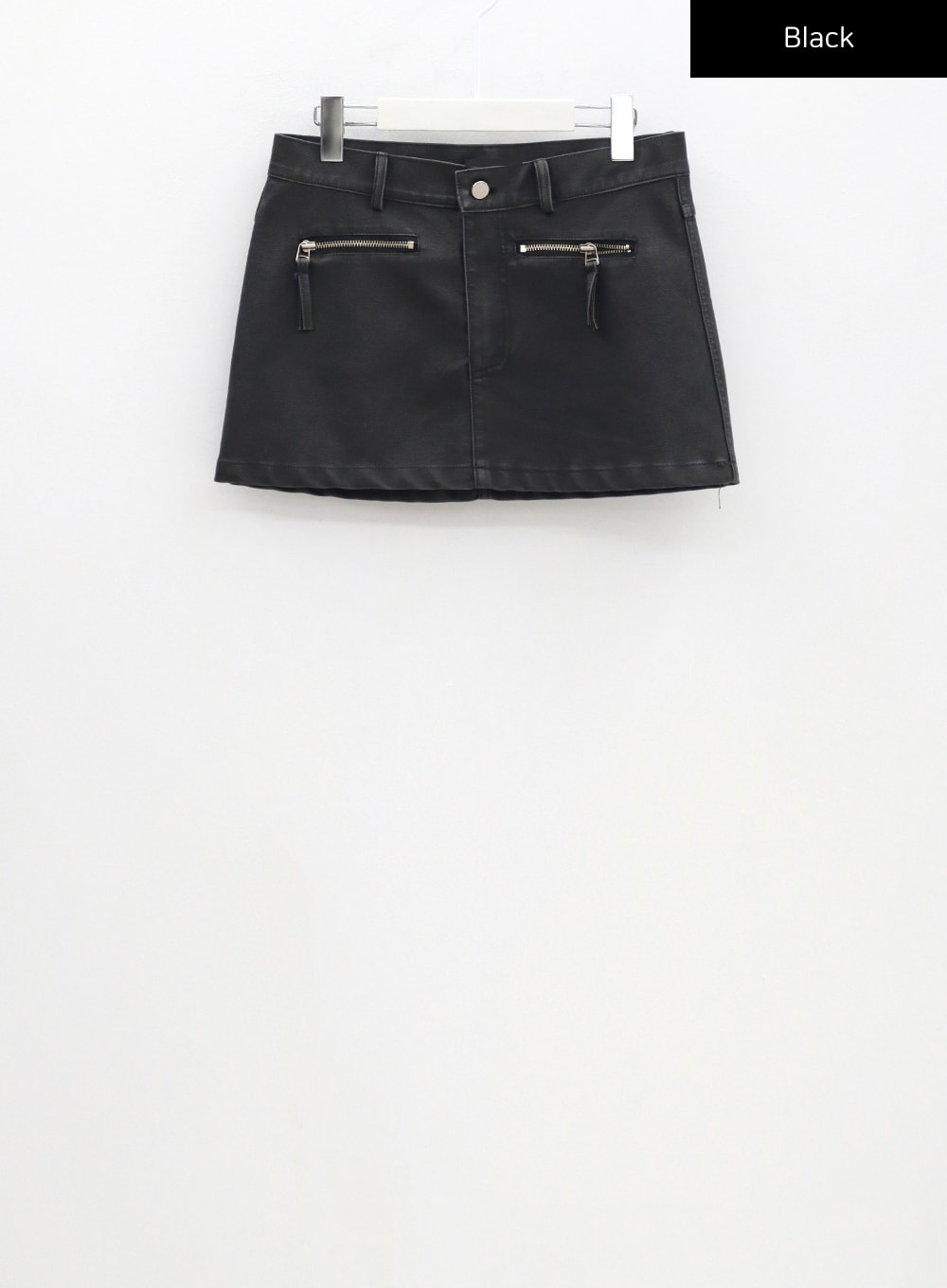 Faux Leather Mini Skirt CM316