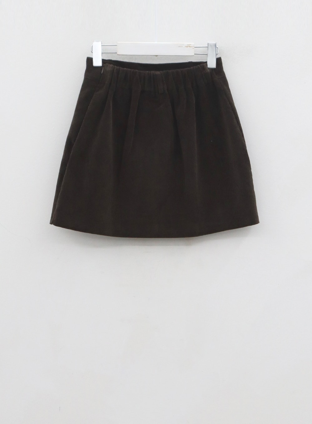 Corduroy Pleated Mini Skirt CO28