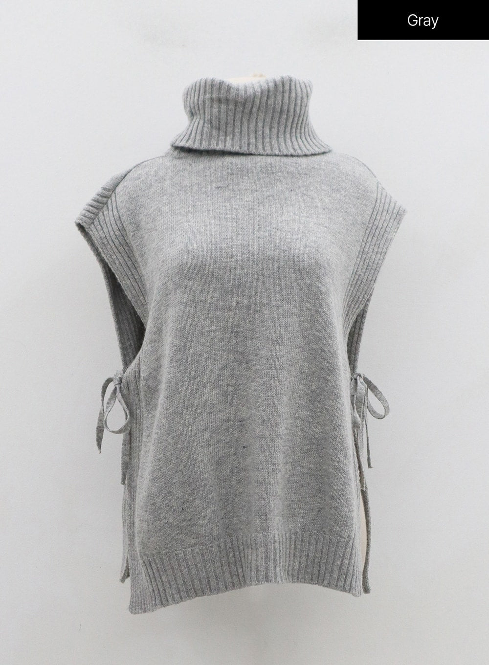 Turtleneck Cashmere Wool Vest OD01