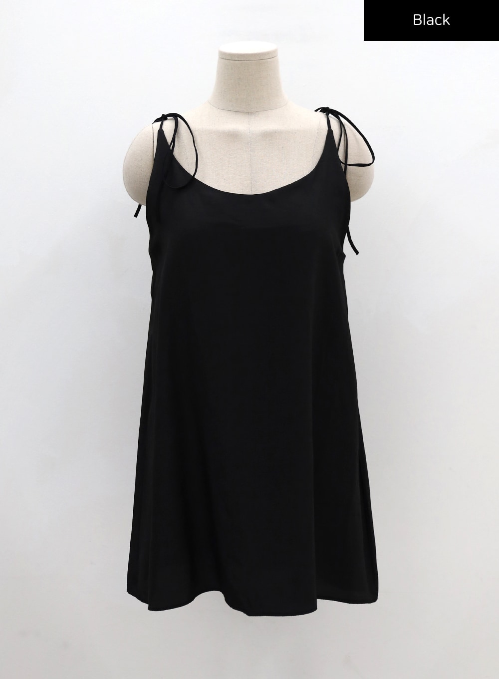 Satin Layered Sleeveless Mini Dress CU15