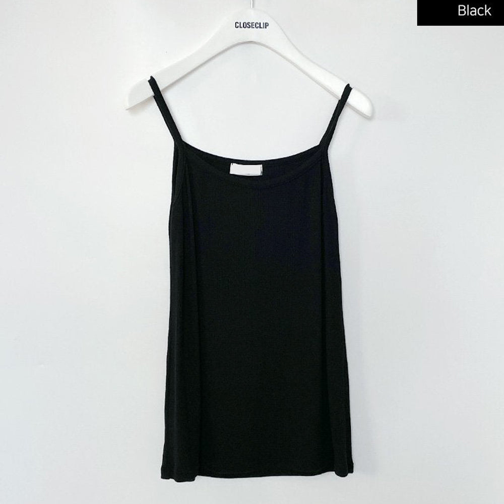 Essential Ribbed Cami Sleeveless Top F23