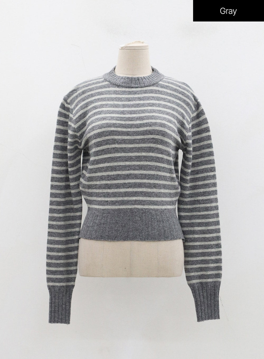 Stripe Cropped Sweater OJ305
