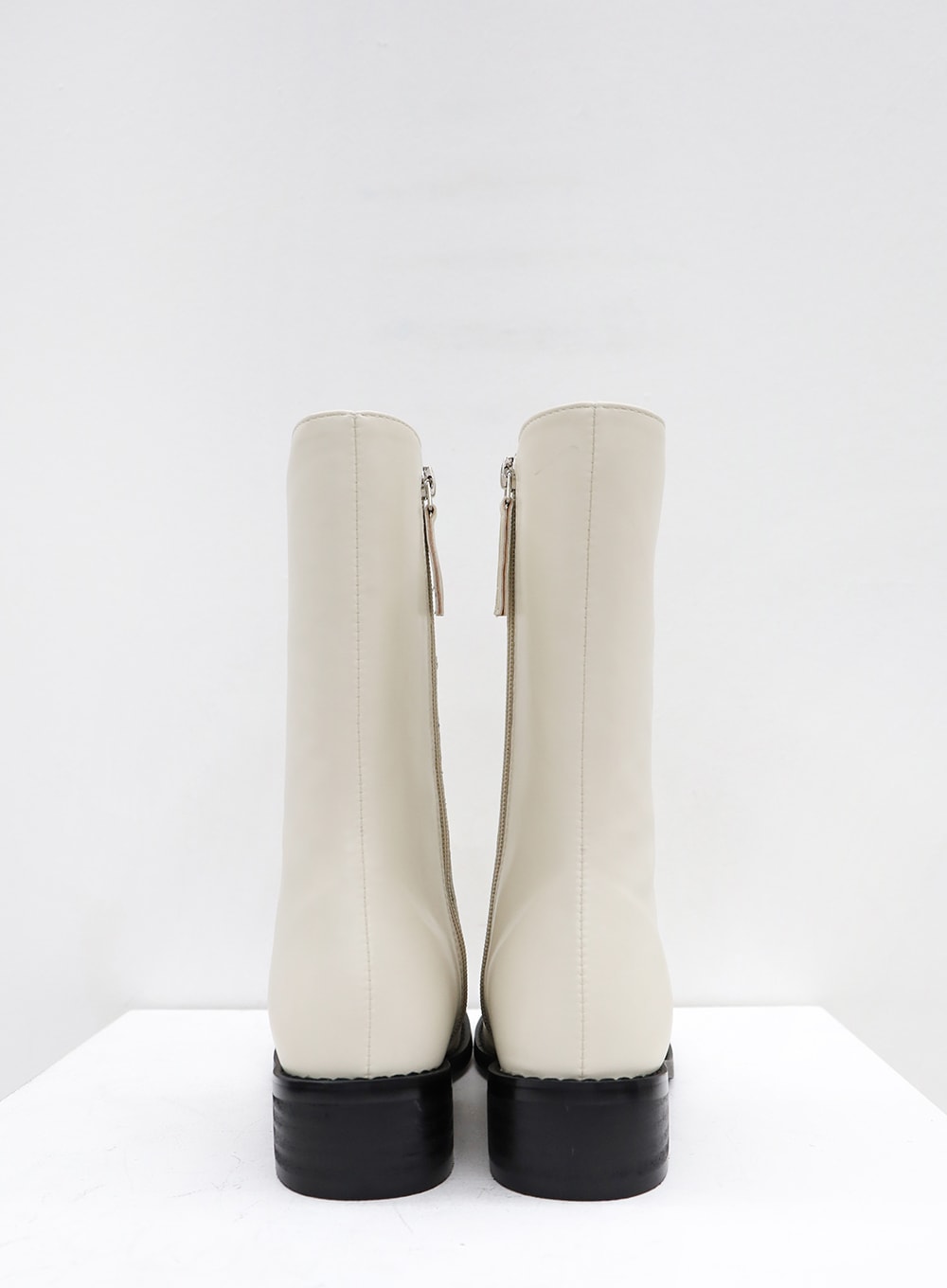 Basic Mid-Calf Round Boots OU12