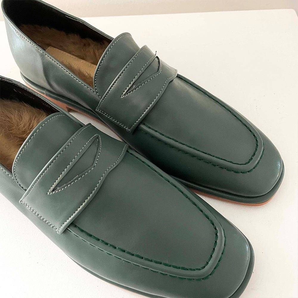 Faux Fur Inner Lined Loafers