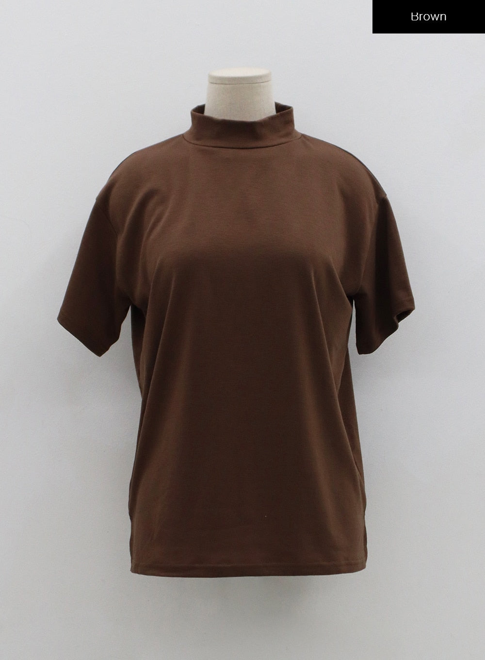Half Turtleneck Short Sleeve T-Shirt BS30