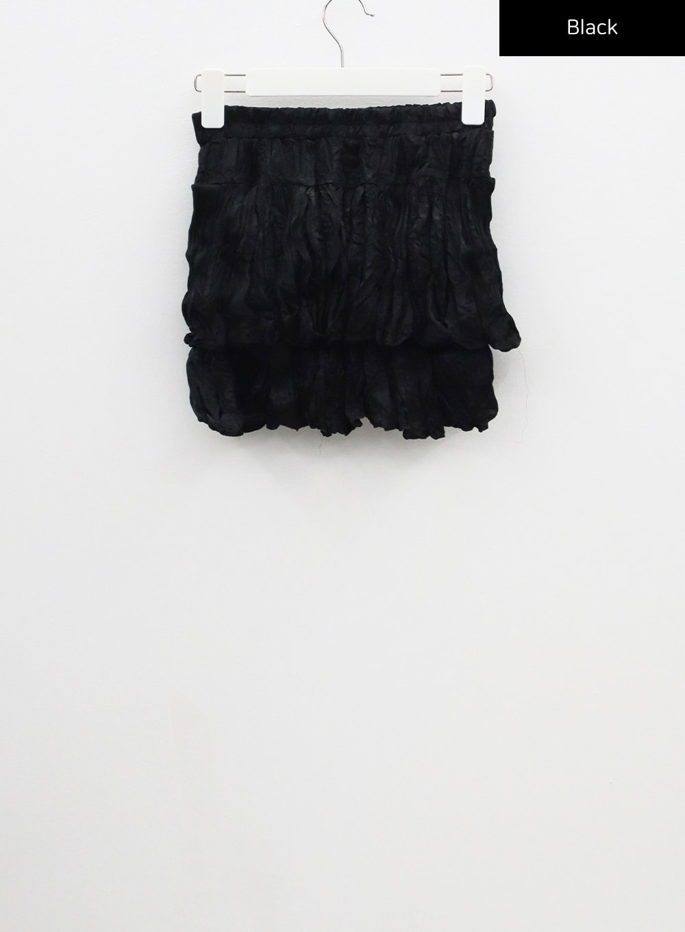 Layered Ruched Mini Skirt CF301
