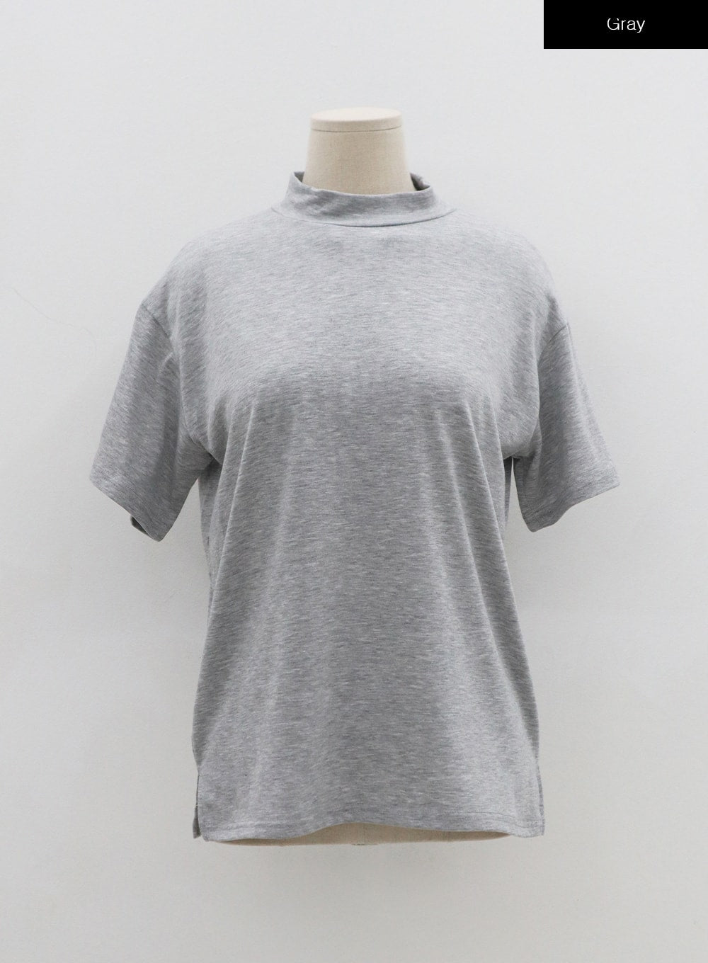 Half Turtleneck Short Sleeve T-Shirt BS30