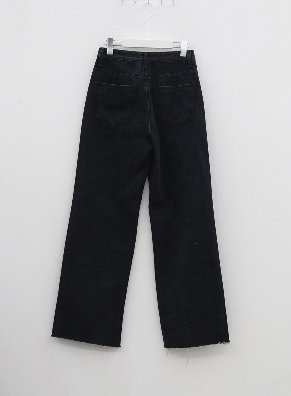 Straight Leg Black Jeans BM316