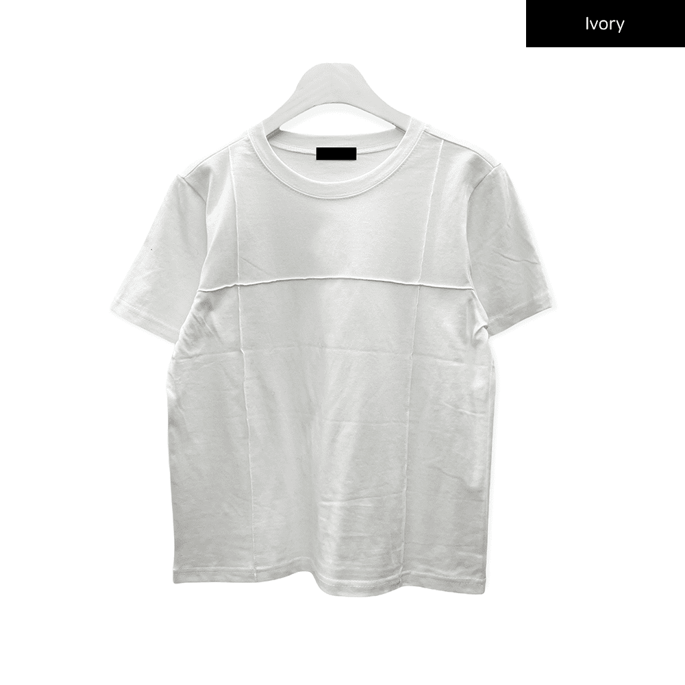 Short Sleeve T Shirt with Trim Detail CM3