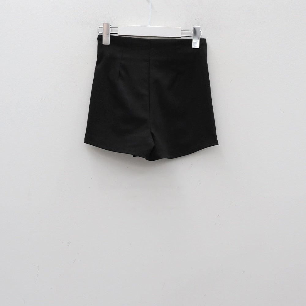 Wrap Style Mini Skirt Pants CM11