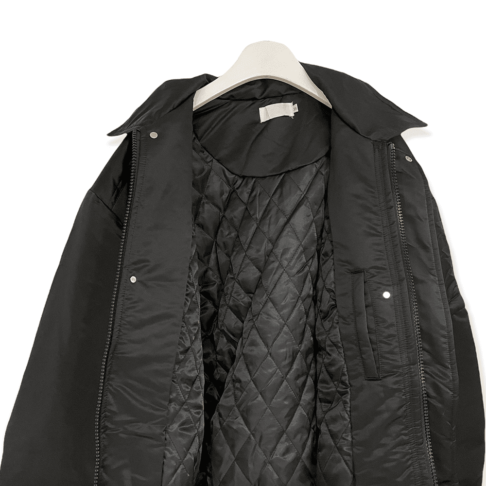 Cropped Puffer Jacket with Shearing